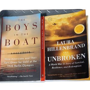 The Boys in the Boat & Unbroken Book Pair